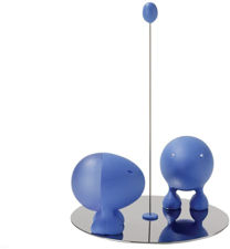 Afbeeldingen van Alessi, Lilliput, zout en peper set, blauw, Stefano Giovannoni, 1993