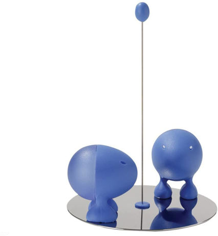 Afbeeldingen van Alessi, Lilliput, zout en peper set, blauw, Stefano Giovannoni, 1993