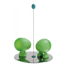 Afbeeldingen van Alessi, Lilliput, zout en peper set, groen, Stefano Giovannoni, 1993