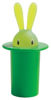 Image de Alessi, Magic Bunny, porte-cure-dents, vert, Stefano Giovannoni, 1998