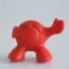 Picture of Alessi, Rondo, cap for toothpaste tube, red, Stefano Pirovano, 1998