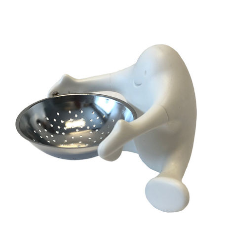 Afbeeldingen van Alessi, Te o, theefilter, wit, Stefano Pirovano, 2000