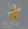 Image de Troika, Jumper, porte-clés, corps jaune or et aluminium, Indigo design group
