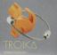 Picture of Troika, Kitty, keyring, golden yellow and aluminium, Indigo design group