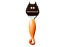 Picture of SKS Design, Cheese Devil cheese slicer, steel and orange resin, J. Hansen and F. Person