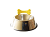 Image de SKS Design, Doggy's Dinner gamelle pour chien, acier et résine jaune, Abels
